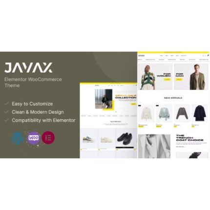 Javax - Elementor WooCommerce Theme