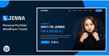 Jenna – Personal Portfolio WordPress Theme