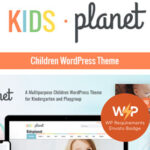 Kids Planet – A Multipurpose Children WordPress Theme for Kindergarten and Playgroup
