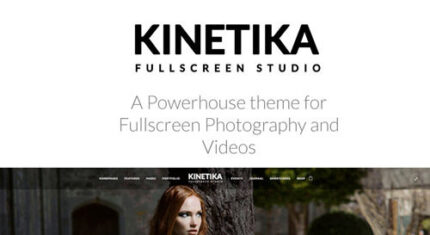 Kinetika | Photography Theme for WordPress