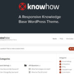 KnowHow – A Knowledge Base WordPress Theme