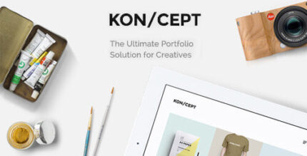KON/CEPT – A Portfolio Theme for Creative People