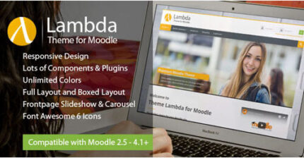 Lambda – Responsive Moodle Theme