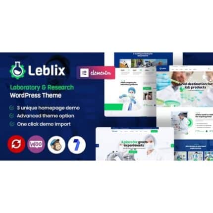 Leblix - Laboratory & Research WordPress Theme