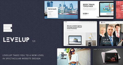 LEVELUP – Responsive Creative Multipurpose WordPress Theme
