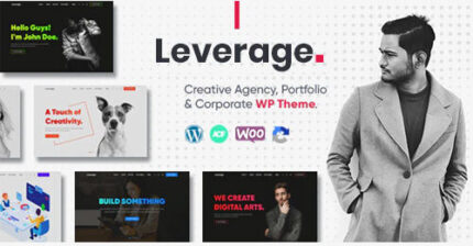 Leverage – Creative Agency & Portfolio WordPress Theme