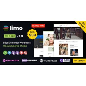 Limo WP Elementor Multi purpose WooCommerce Theme