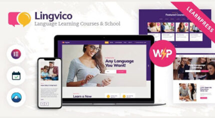 Lingvico | Language Center & Training Courses WordPress Theme