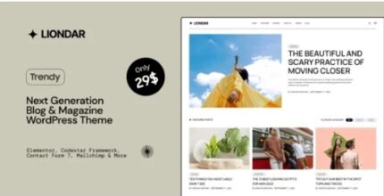 Liondar - Modern Magazine Theme