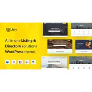 Listy Listing & Directory Solutions WordPress Theme