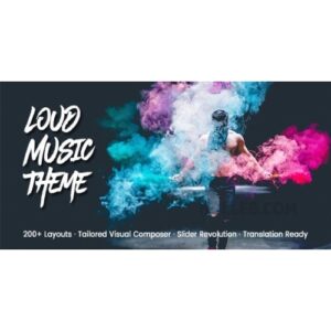 Loud A Modern WordPress Theme for the Music Industry