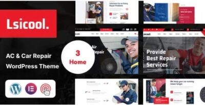 Lsicool AC & Car Repair WordPress Theme