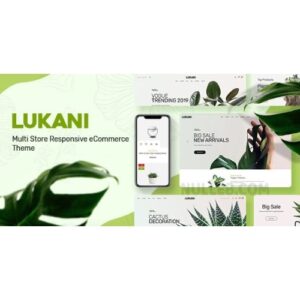 Lukani Plant Store Theme for WooCommerce WordPress