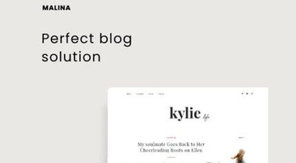 Malina – Personal WordPress Blog Theme