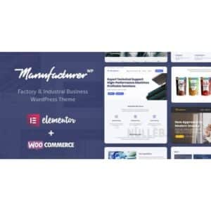 Manufacturer Factory and Industrial WordPress Theme