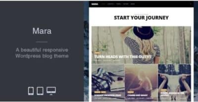 Mara Beautiful Photo WordPress Blog Theme