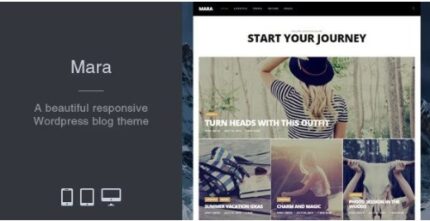 Mara - Beautiful Photo WordPress Blog Theme