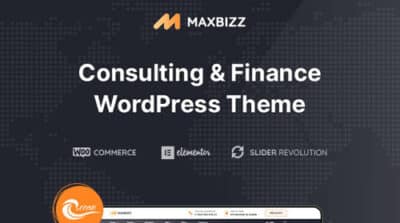 Maxbizz – Consulting & Financial Elementor WordPress Theme