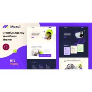 Maxdi Creative Agency WordPress Theme