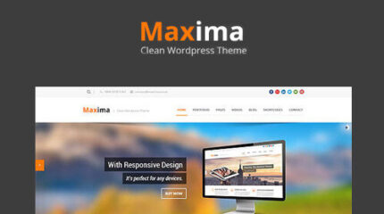 Maxima – Retina Ready WordPress Theme