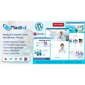 Medixi Doctor & Medical Care WordPress Theme