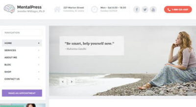 MentalPress – WP Theme for your Medical or Psychology Website.
