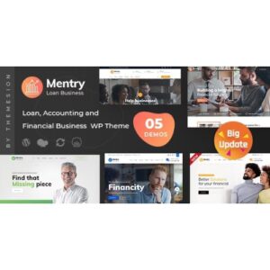 Mentry Loan and Financial WordPress Theme