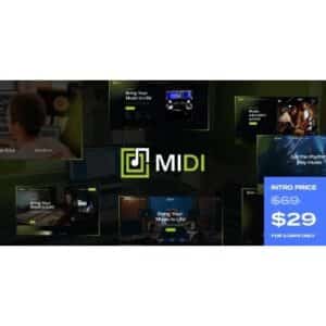 Midi Sound & Music Production WordPress Theme