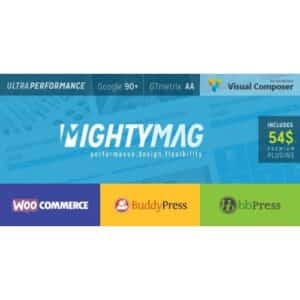 MightyMag Magazine, Shop, Community WP Theme