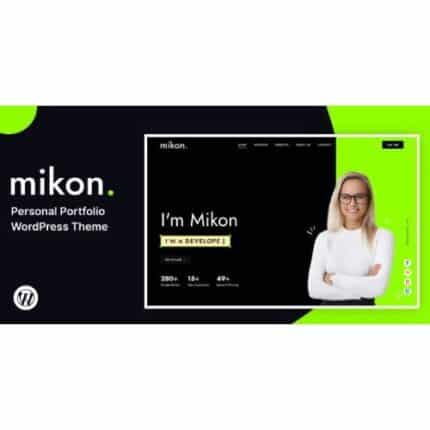 Mikon - Personal Portfolio WordPress Theme