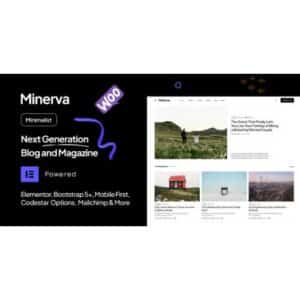 Minerva Modern Blog WordPress Theme
