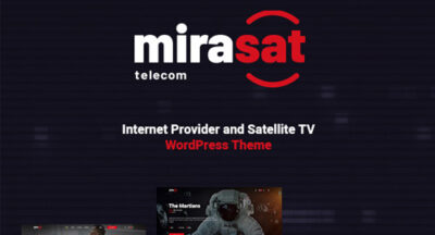 Mirasat – Internet Provider and Satellite TV WordPress Theme