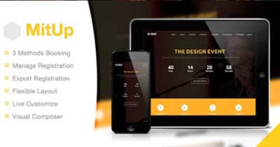 MitUp – Event & Conference WordPress Theme