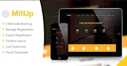 MitUp – Event & Conference WordPress Theme
