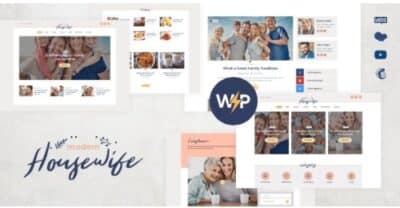 Modern Housewife | Women & Family WordPress Blog Theme