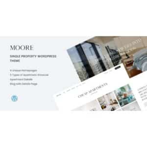 Moore Single Property WordPress Theme