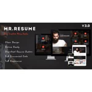 Morgan Resume, vCard, Personal, Profile and Portfolio WP Theme