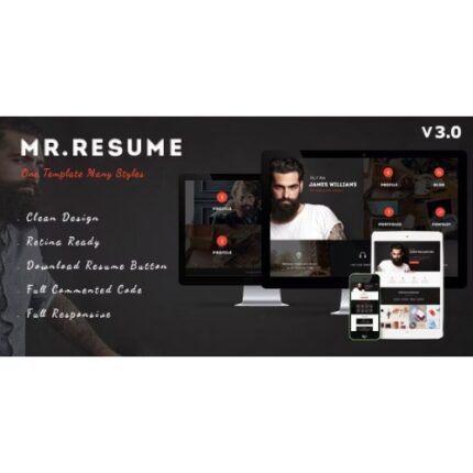 Morgan - Resume, vCard, Personal, Profile and Portfolio WP Theme