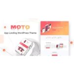 Moto - App Landing Page WordPress Theme
