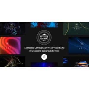 Mountain Elementor Coming Soon WordPress Theme