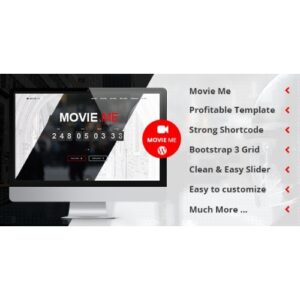 Movie Me One Page Responsive WordPress Theme