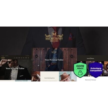 Mr. Murphy - Custom Dress Tailoring Clothing WordPress Theme