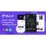 MunAi - AI Writer & Copywriting WordPress Theme