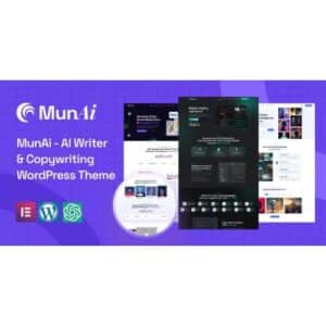 MunAi AI Writer & Copywriting WordPress Theme