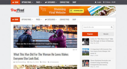 MyThemeShop TruePixel WordPress Theme