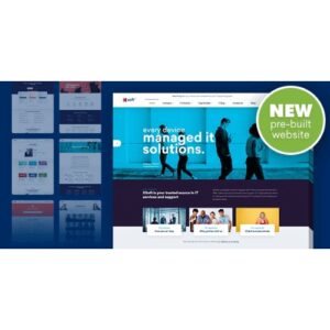 Nanosoft WP Theme for IT Solutions and Services Company