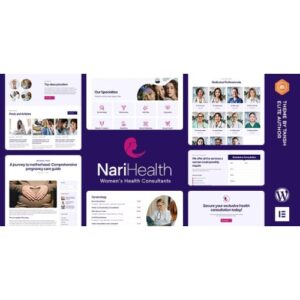 NariHealth Women's Health Consultant WordPress Theme