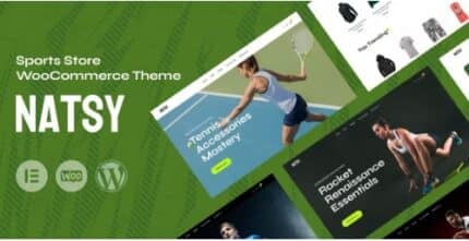 Natsy - Sports Store WooCommerce Theme