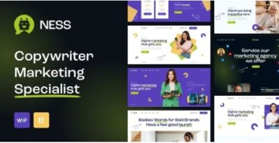 Ness Marketing Agency & SMM WordPress Theme