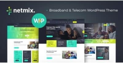 Netmix | Broadband & Telecom Internet Provider WordPress Theme